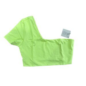FREE PEOPLE X Toast Swim Women Signature Twist - One Shoulder Crop - Top DAIQUIR